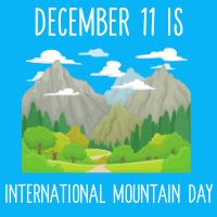 International Mountain Day Graphic