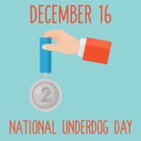 National Underdog Day Graphic