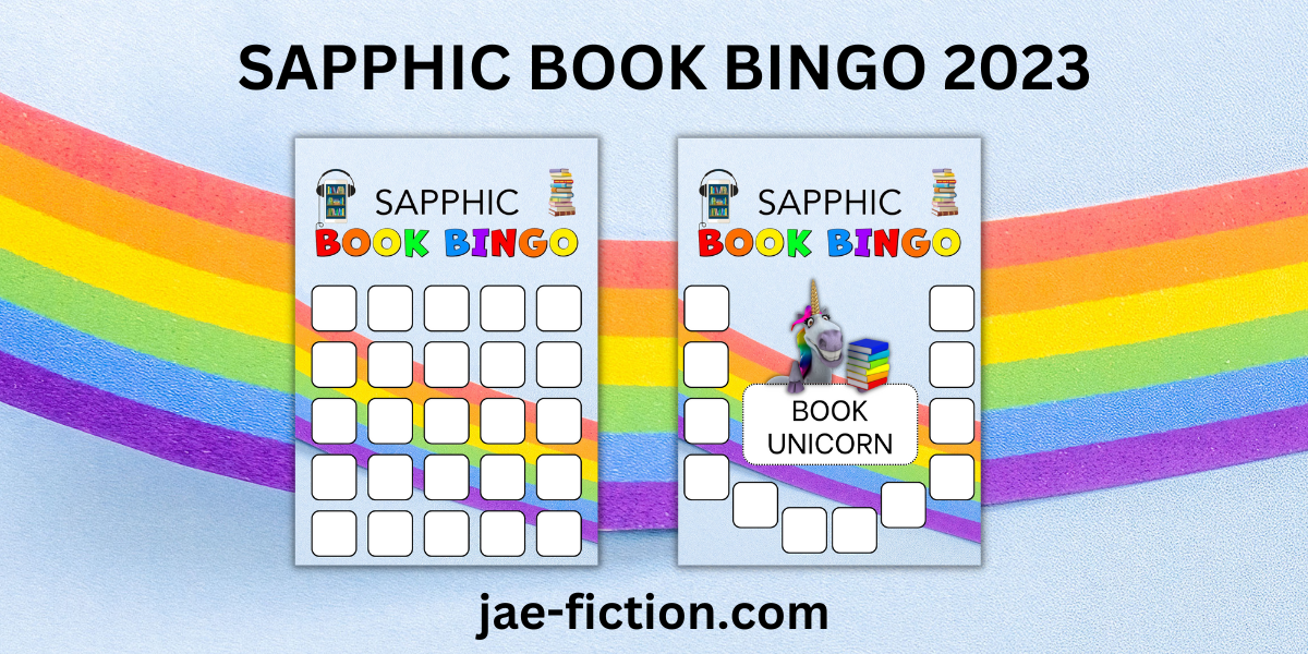 Jae's Sapphic Book Bingo 2023 Graphic