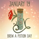 Recommending sapphic books with potions for Brew a Potion Day