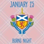 January 25 is Burns Night Graphic
