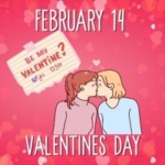 February 14 is Valentine's Day Graphic