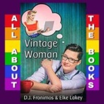 Vintage Woman All About the Books Graphic