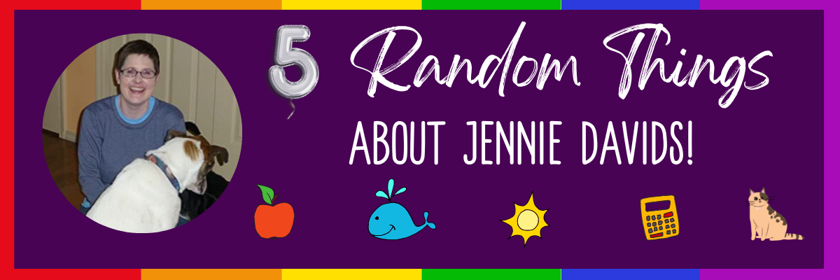 Jennie Davids 5 Random Things Graphic
