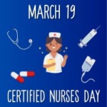 March 19 is Certified Nurses Day Graphic