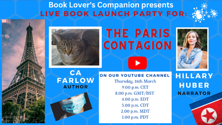 The Paris Contagion Launch Party Graphic