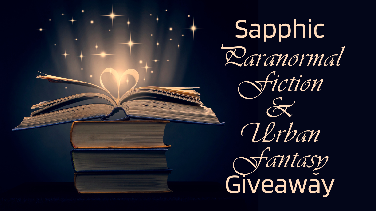 Sapphic Paranormal Fiction & Urban Fantasy Giveaway Graphic