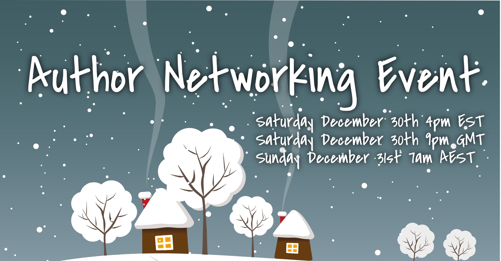 Dec 30 Zoom Author Networking Event