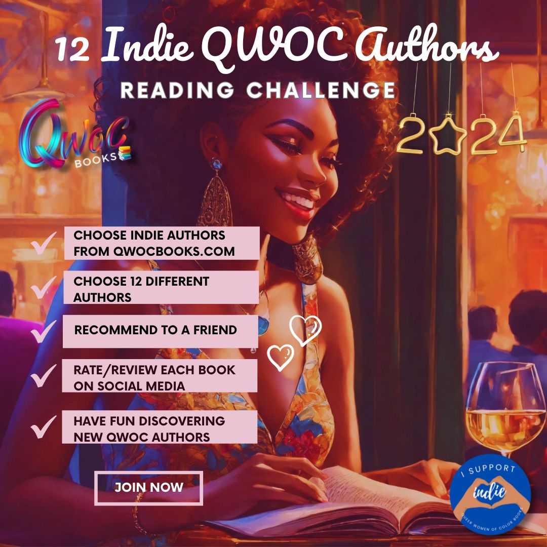 2024 Qwocbooks 12 INDIE QWOC AUTHORS READING CHALLENGE