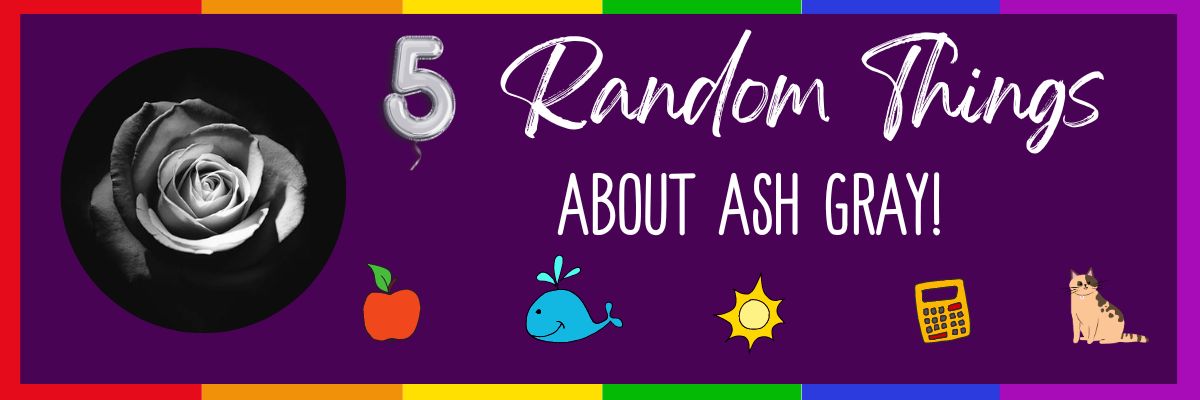 5 Random Things Ash Gray Graphic