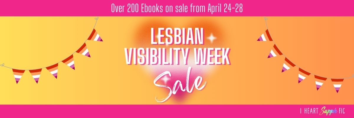 Lesbian Visibility Week ebook sale graphic