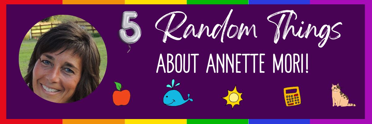 5 Random Things Annette Mori Graphic
