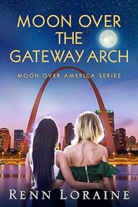 Moon Over the Gateway Arch