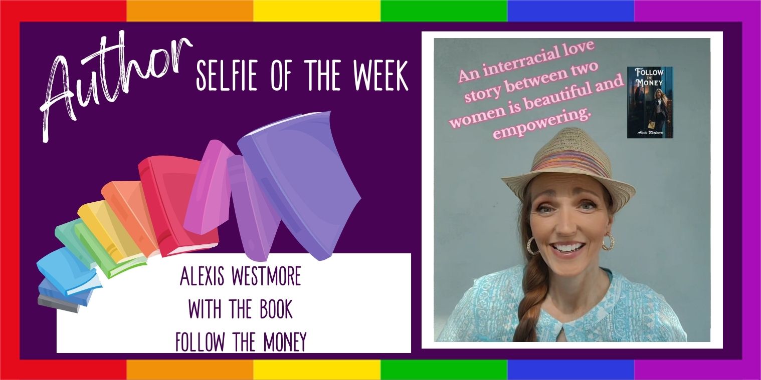 Alexis Westmore with the book Follow the Money