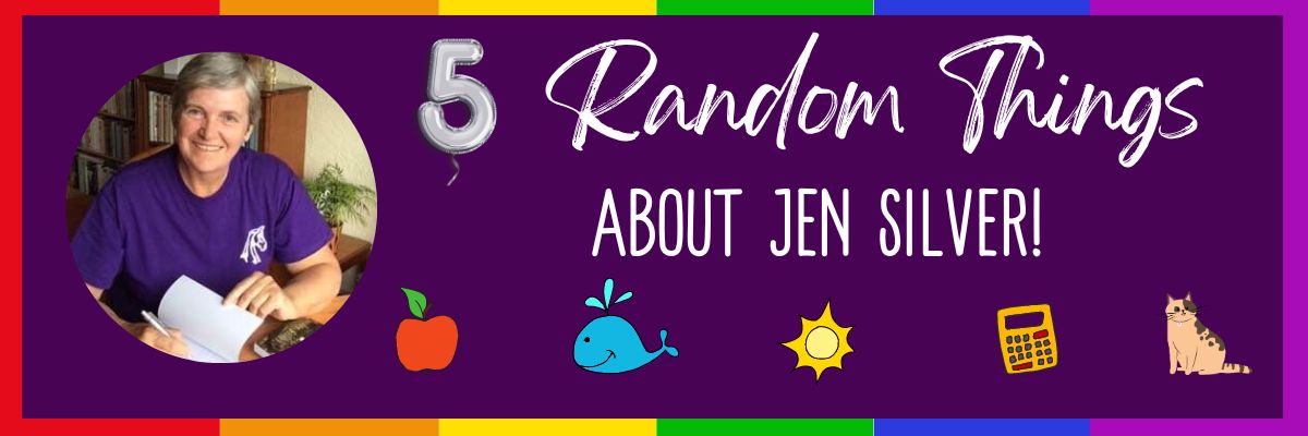 5 Random Things Jen Silver Graphic