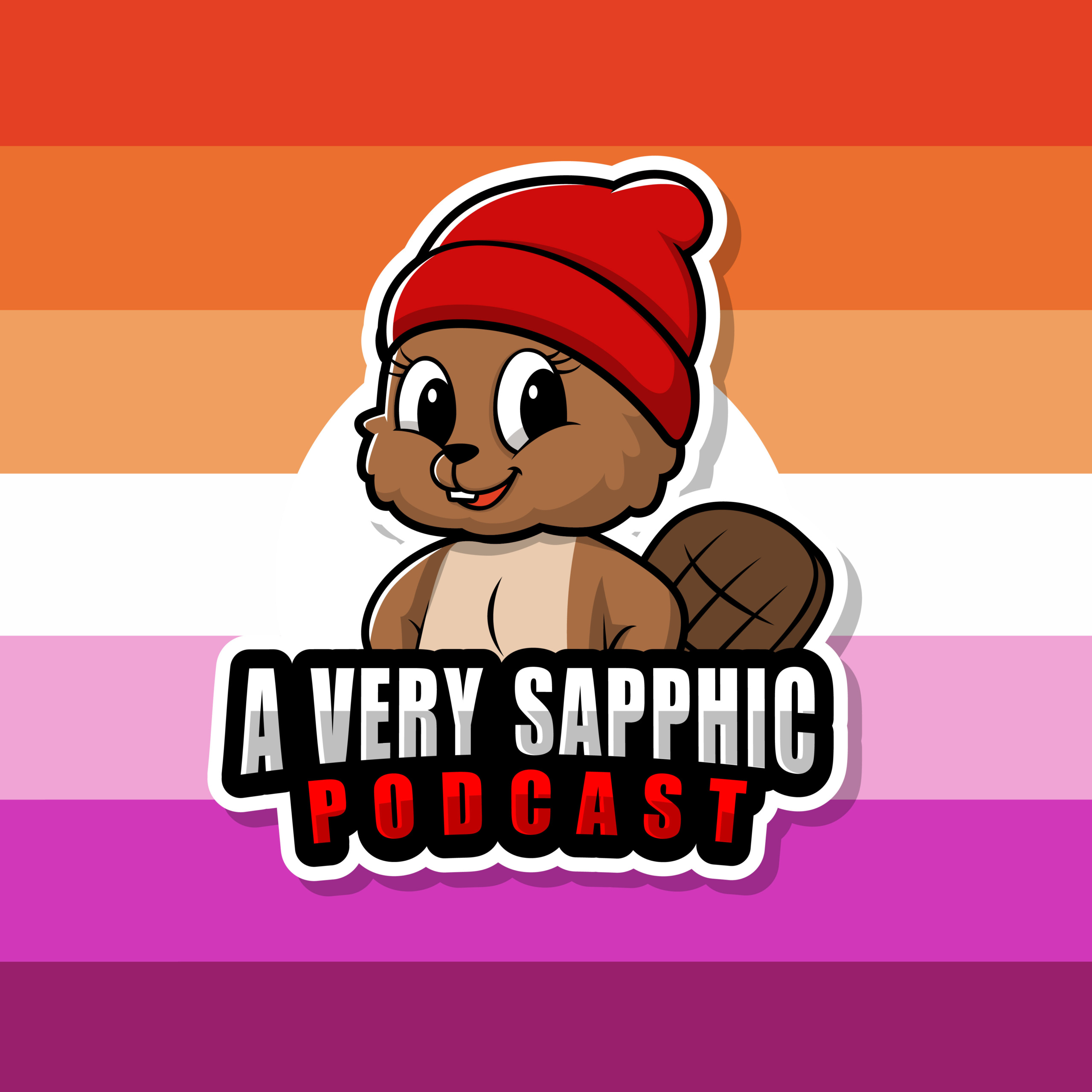 A Very Sapphic Podcast Graphic