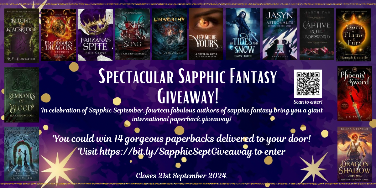 Spectacular Sapphic Fantasy Giveaway for Sapphic September (kingsumo.com)