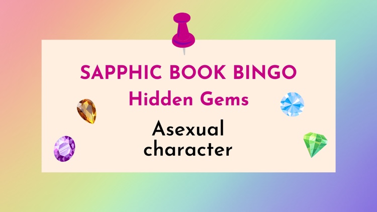 sapphic book bingo hidden gems asexual-character