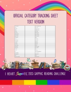 2025 IHS Categories with text to write book titles graphic