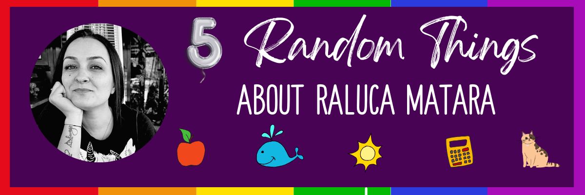 5 Random Things Raluca Matara Graphic
