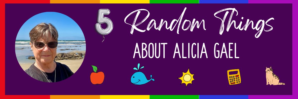 5 Random Things Alicia Gael graphic