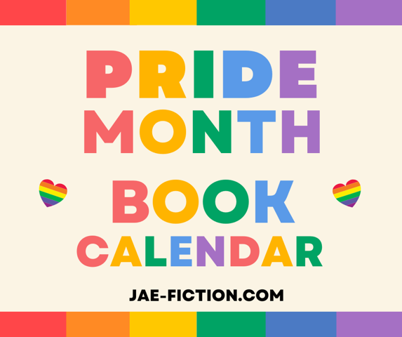 Jae Pride Month Book Calendar graphic