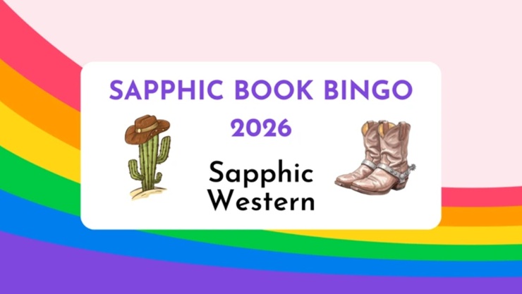 Jae's book bingo Sapphic western graphic
